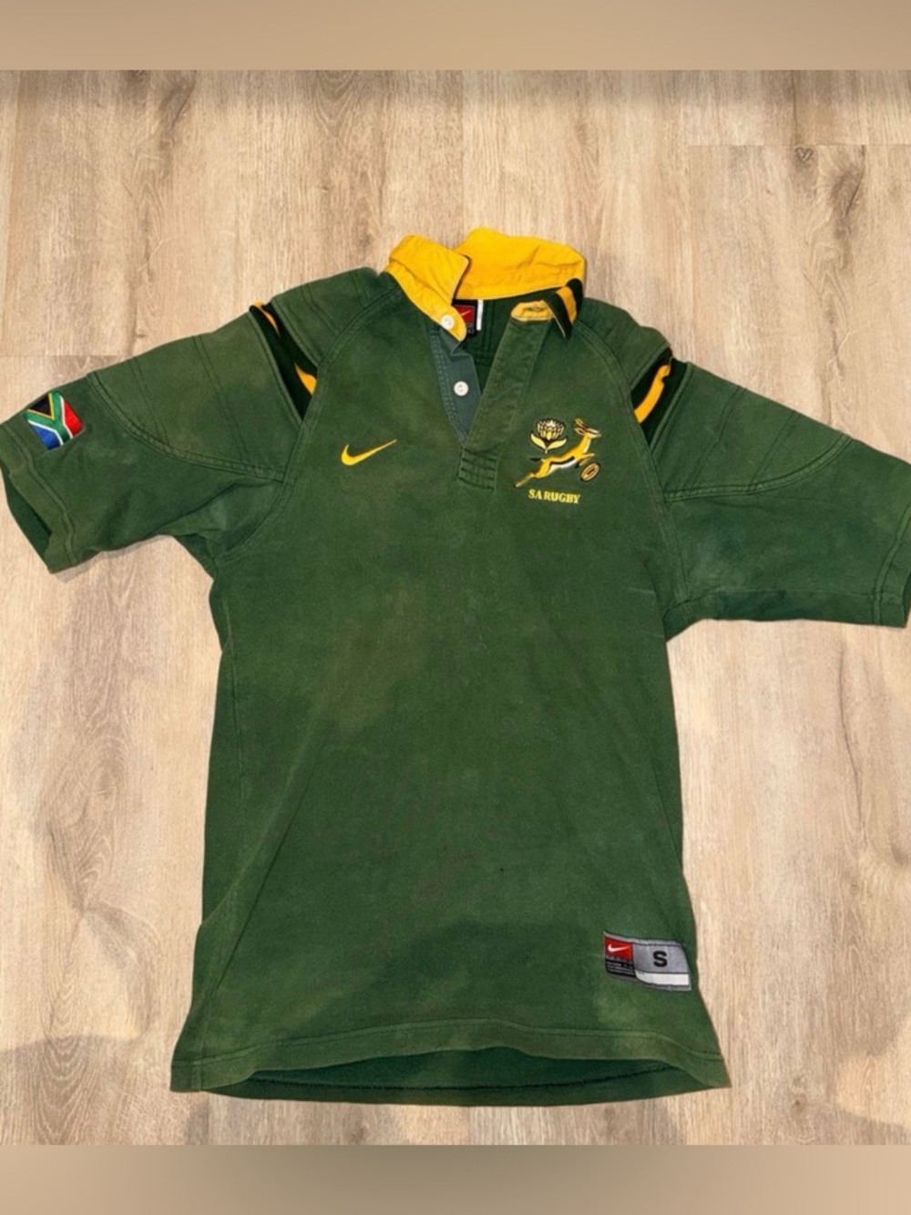 Springboks vintage rugby jersey. Size small but fits like size Medium